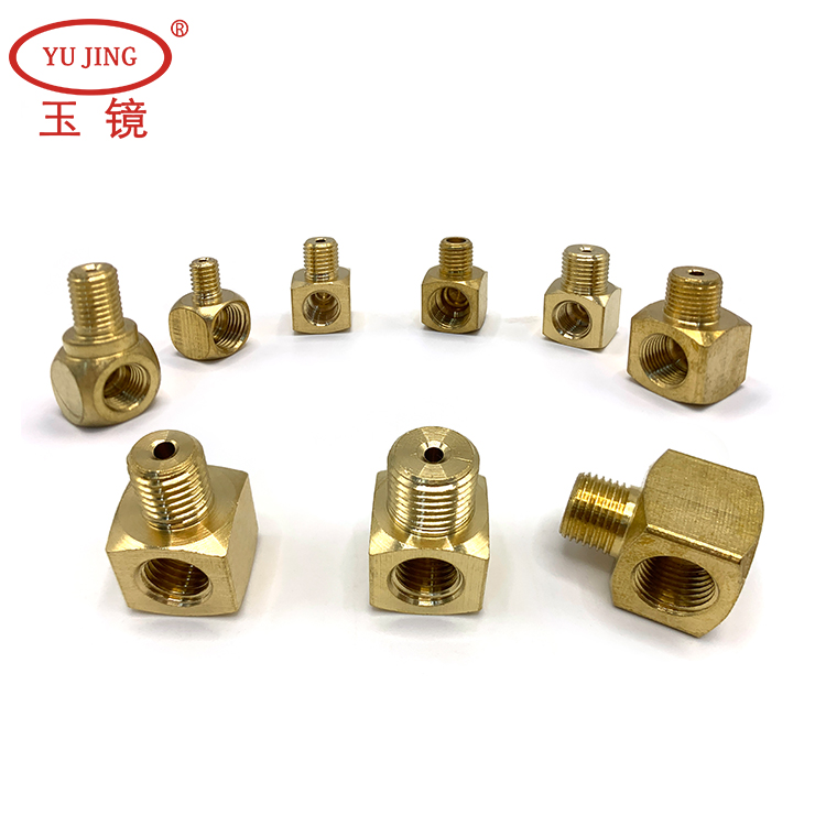 PPL平面直角铜接头油管润滑接头
