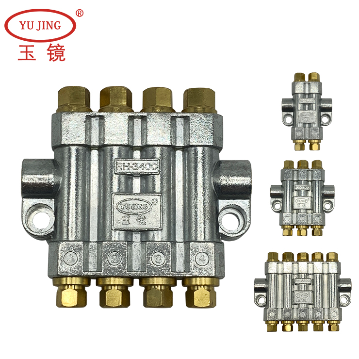 RH检知容积式稀油分油器 GH油脂定量分配器  油排