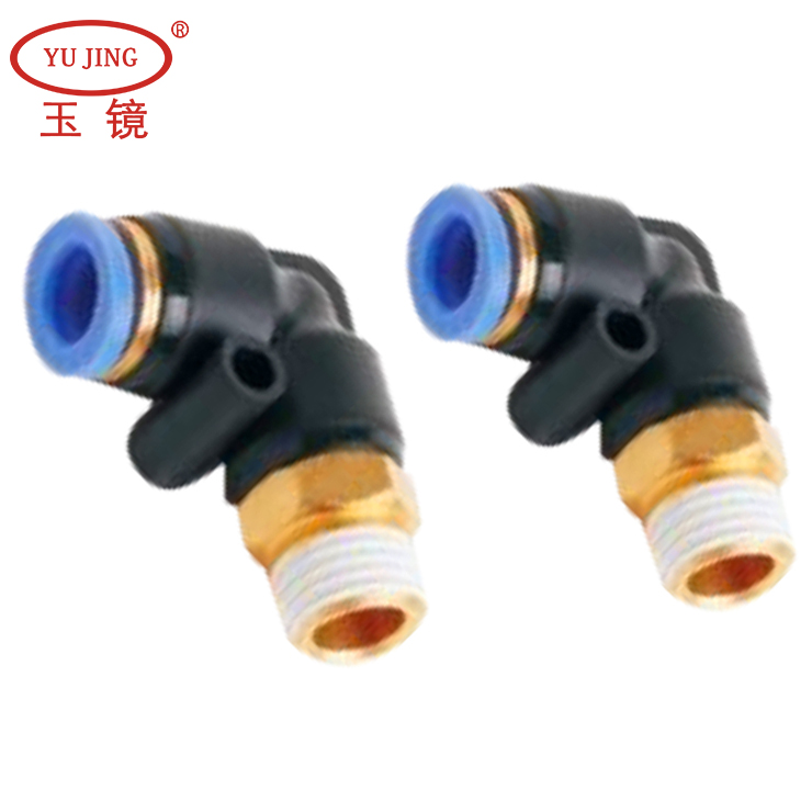 直角气动接头EPL 油管铜接头
