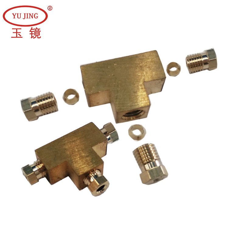 3T内接三通铜接头