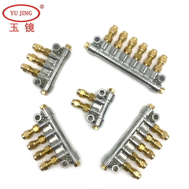 AD型抵抗式比例分配器 配SS计量件分油器