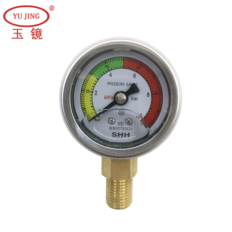 压力表 电动油泵压力指示表 润滑系统配件 齿轮泵压力表 玉镜